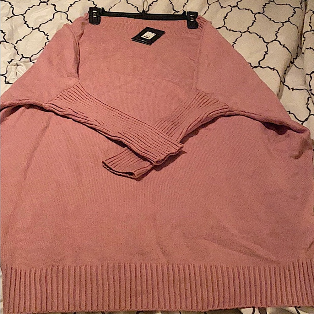 Warm touch sweater mini dress